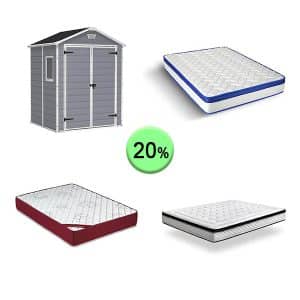 Colchones y muebles 1Lote 21H10