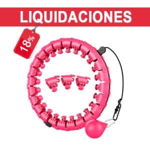 Hula hoop fitness con peso 1Caja