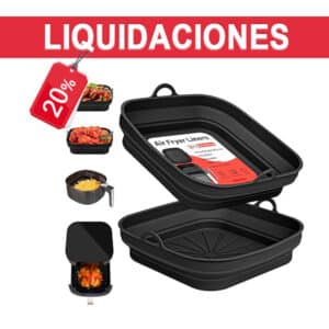 Bandeja freidora de aire negro 1Caja